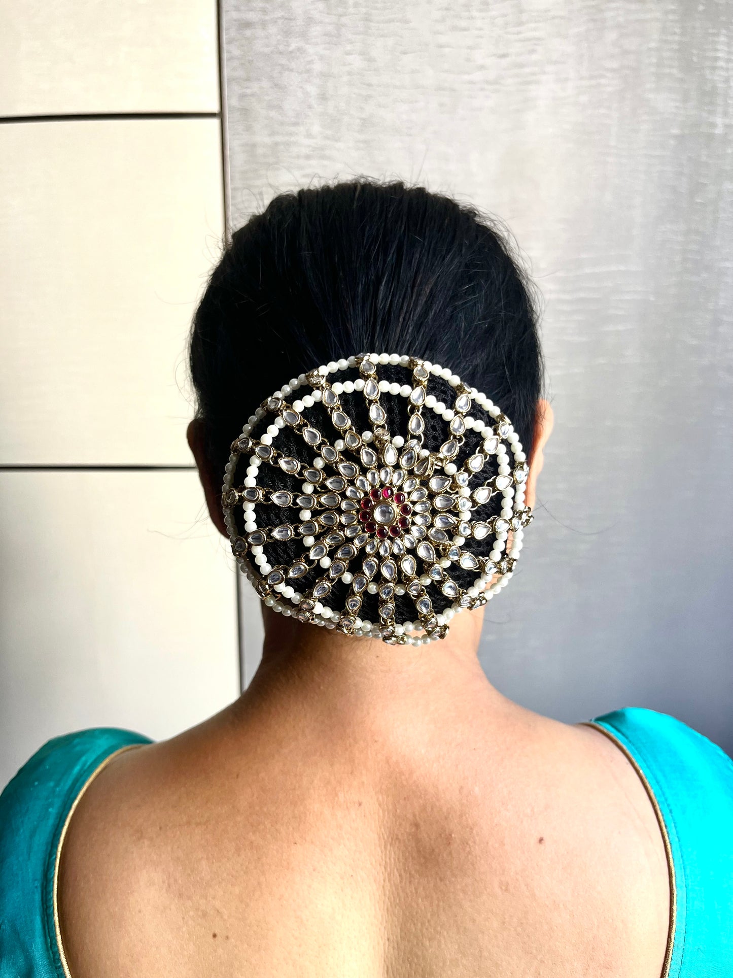 Red Elastic Bun (detachable)