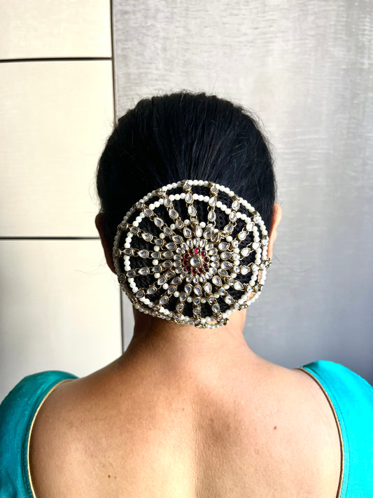Red Elastic Bun (detachable)