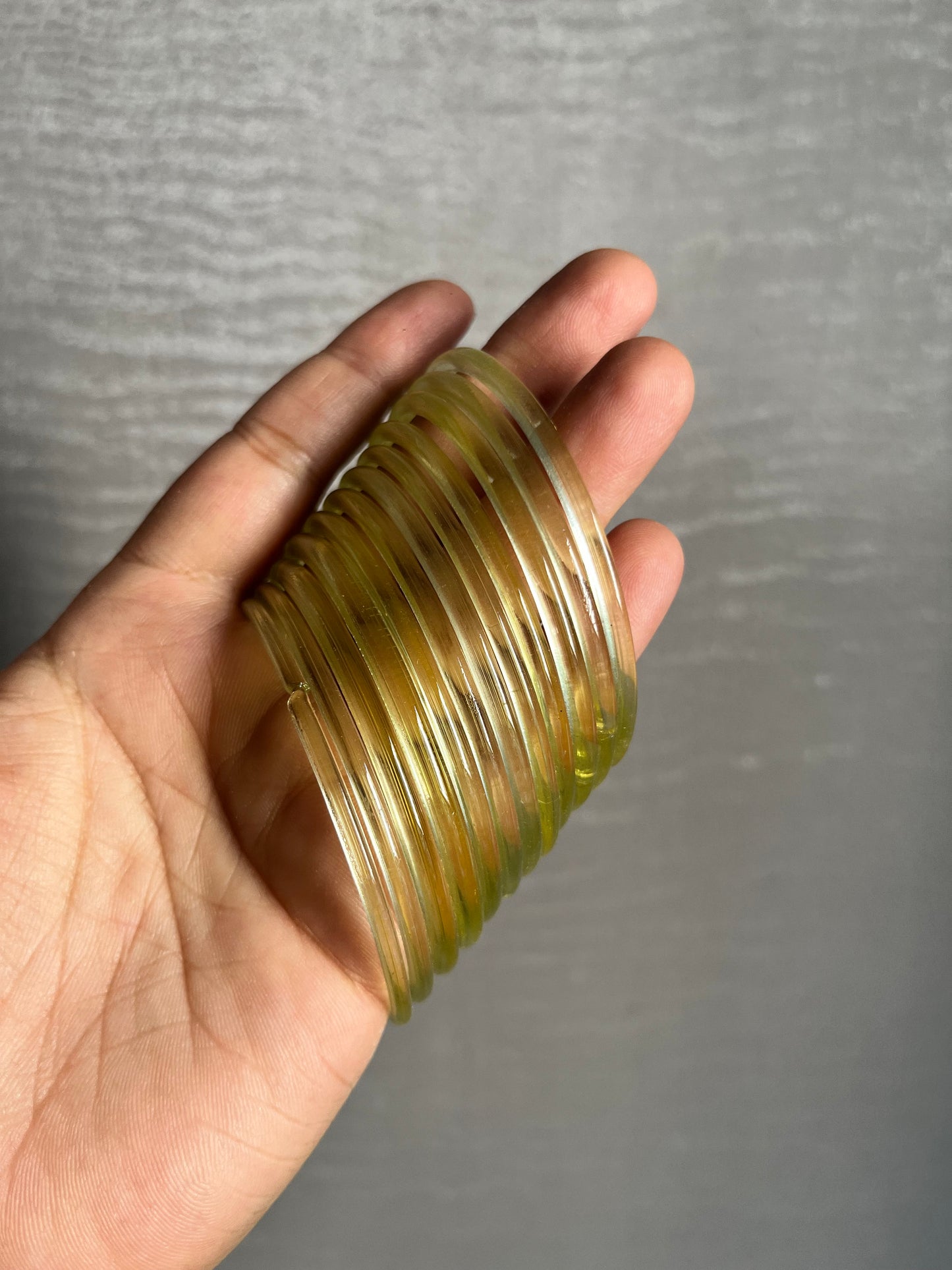 Jelly Bangles (Light Green) 12 Bangles