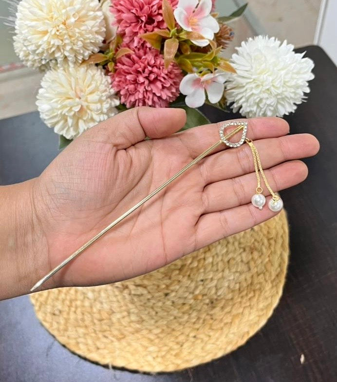 Large Gold Party Bun (metal)