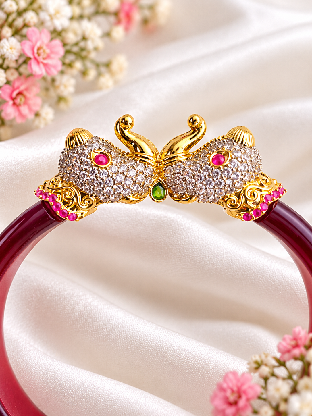AD Elephant Bangle (24 bangles + 2 kadas)