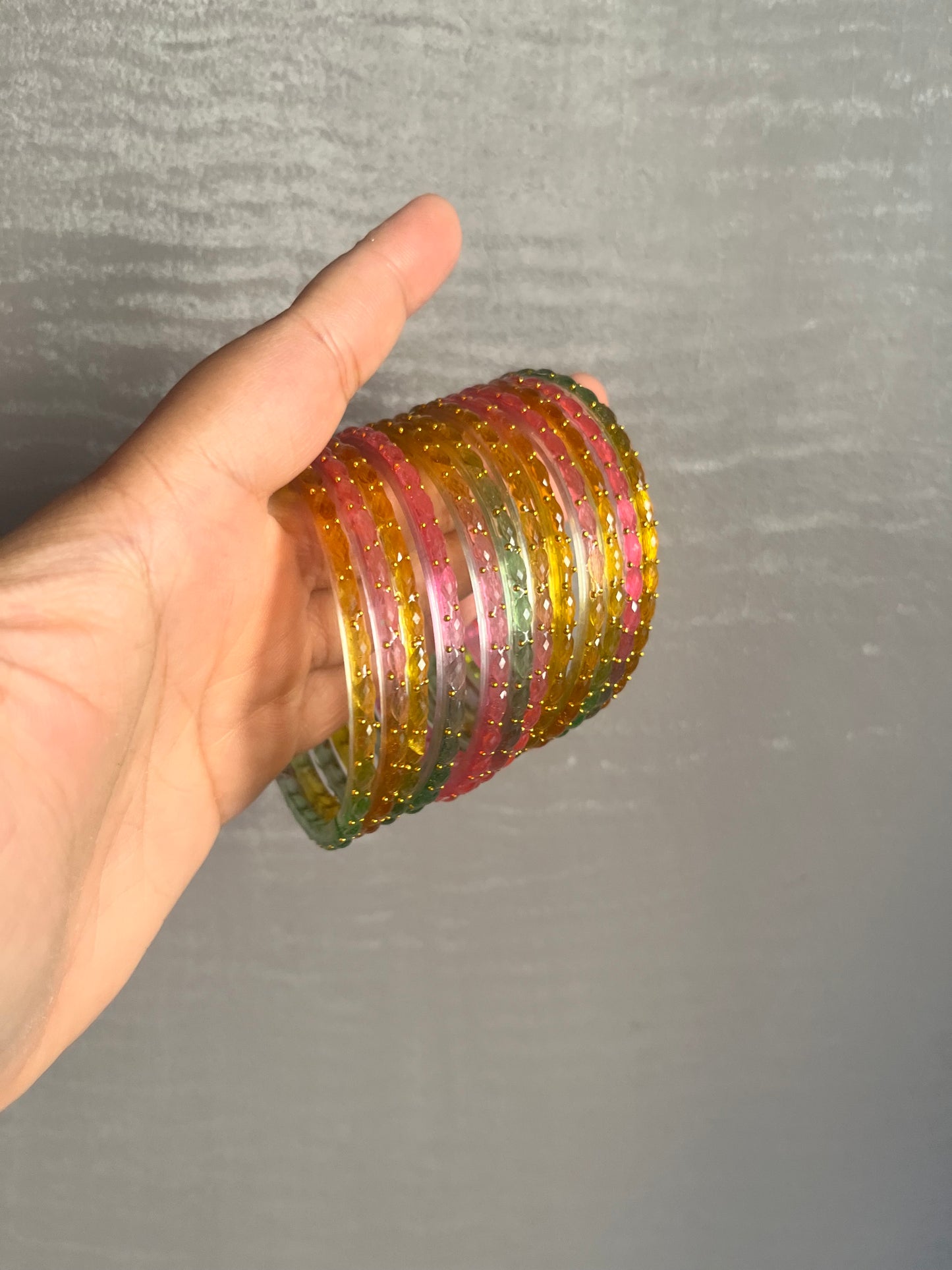 Raindrop Bangles Light (set of 12)