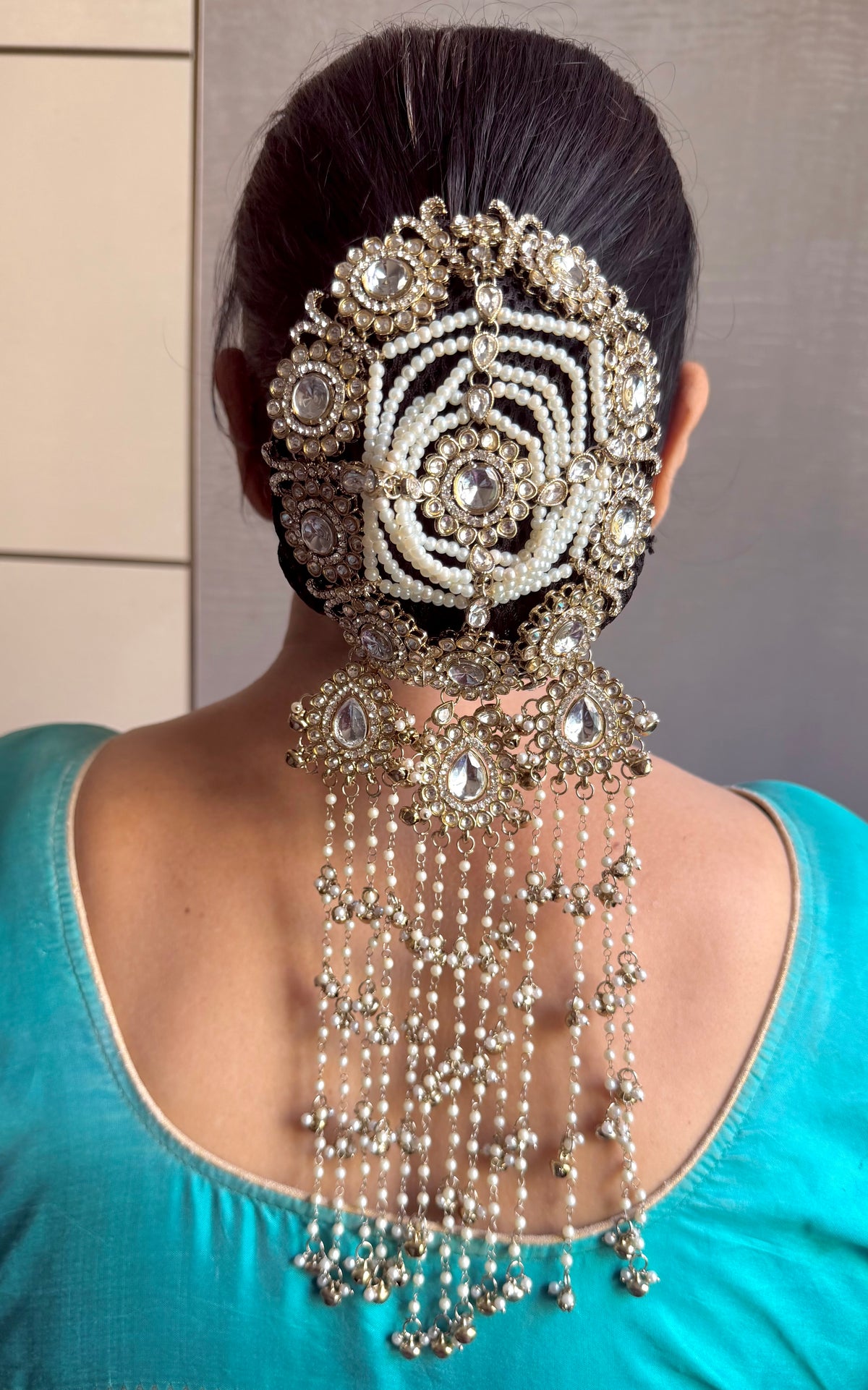 Diya Bead Bun