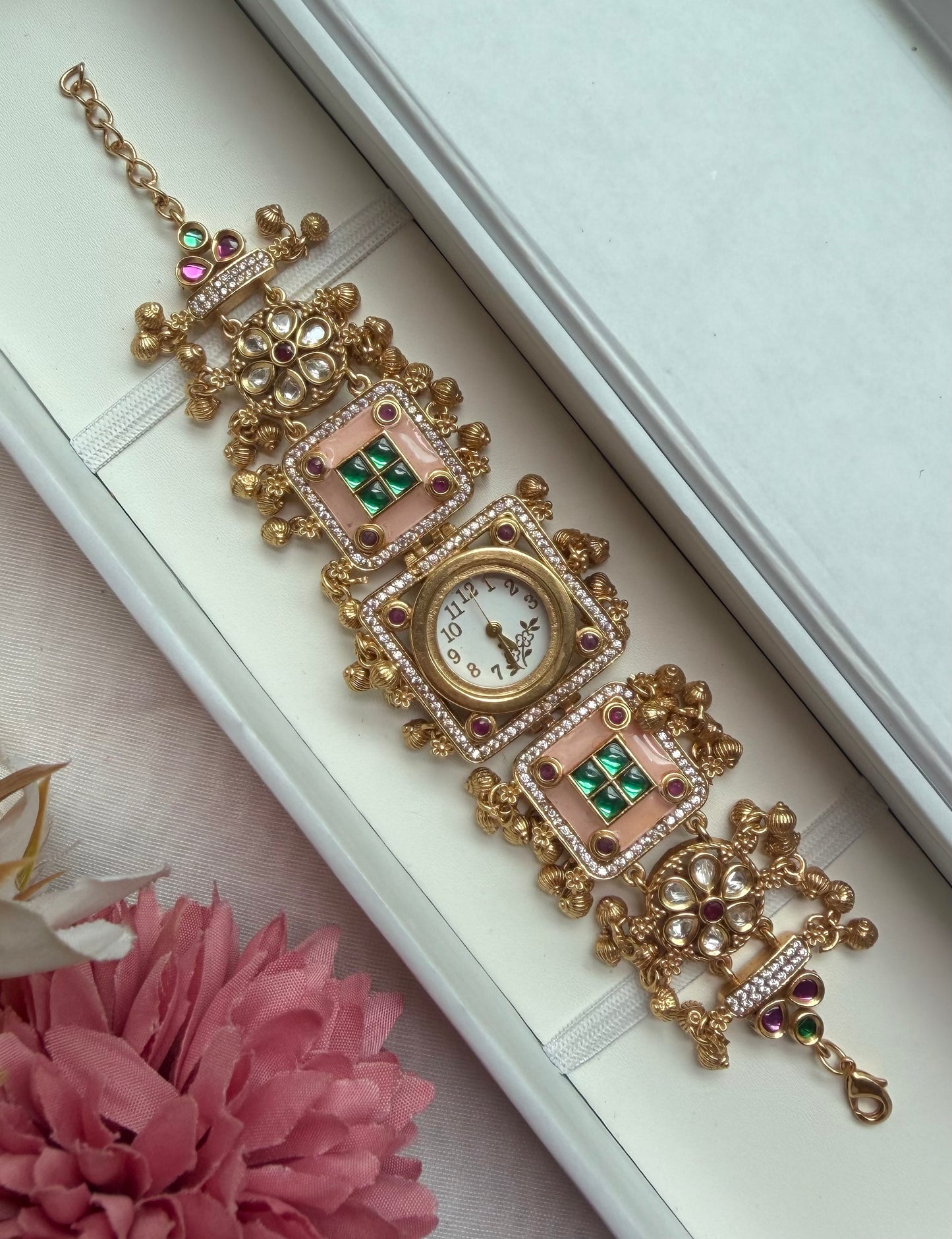 Aira Marble Watch Pink
