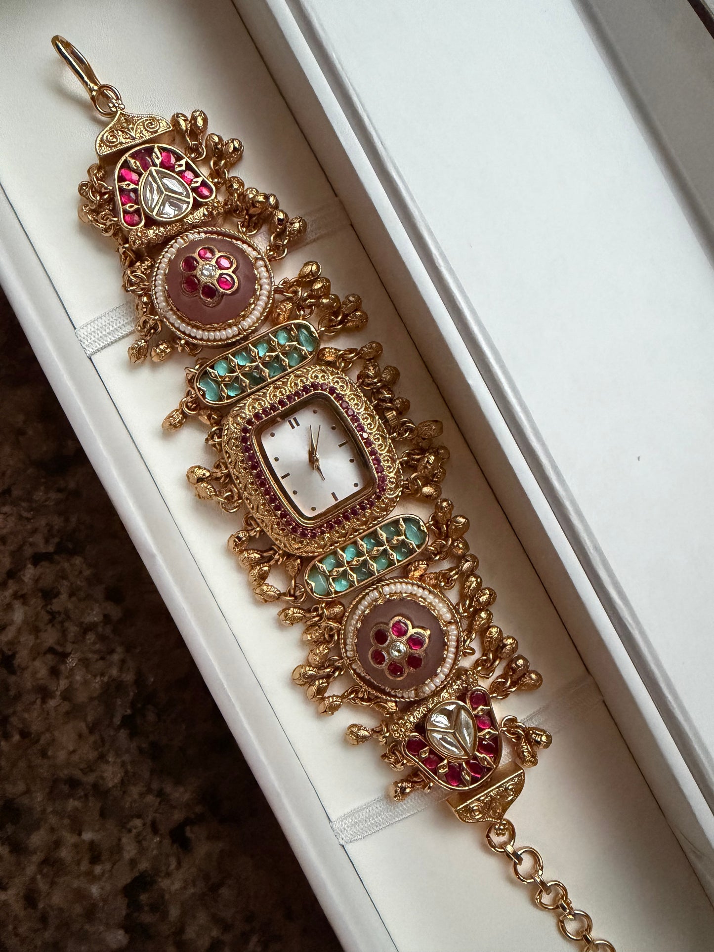 Ranibaug Mint and Pink Watch