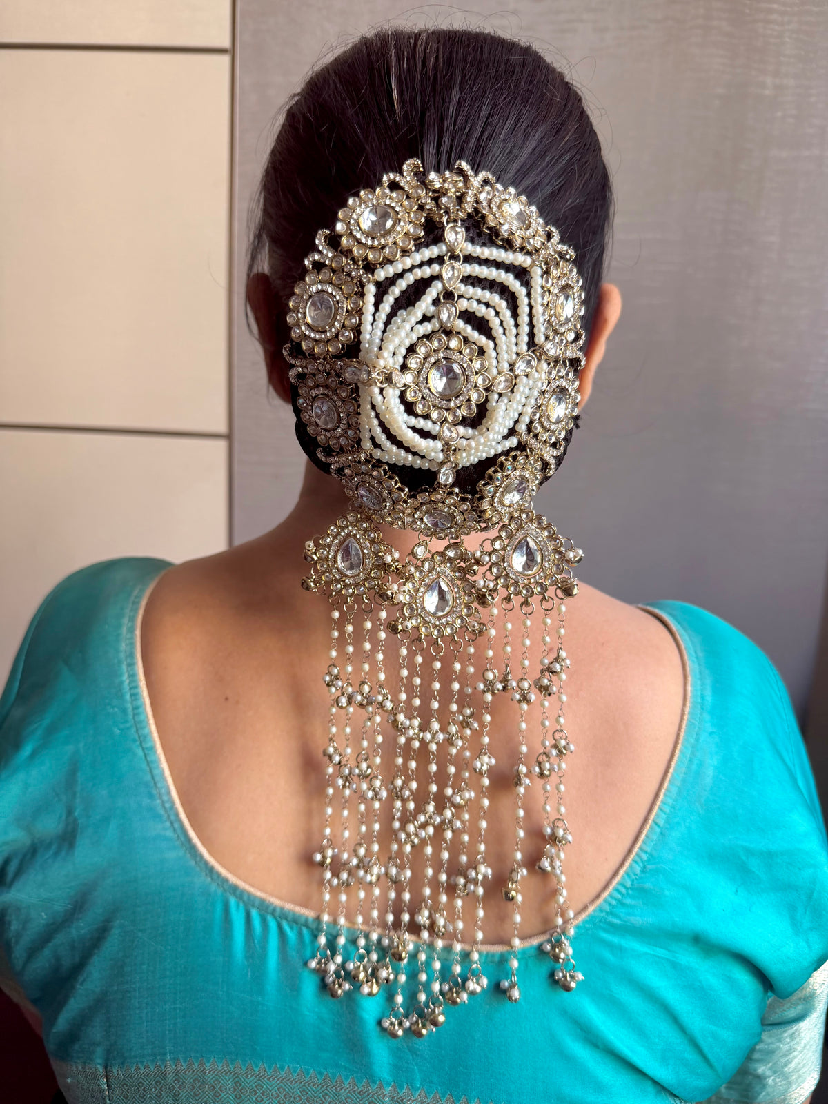 Diya Bead Bun