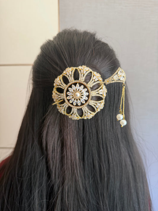 Gold Classy Mini Bun (metal)
