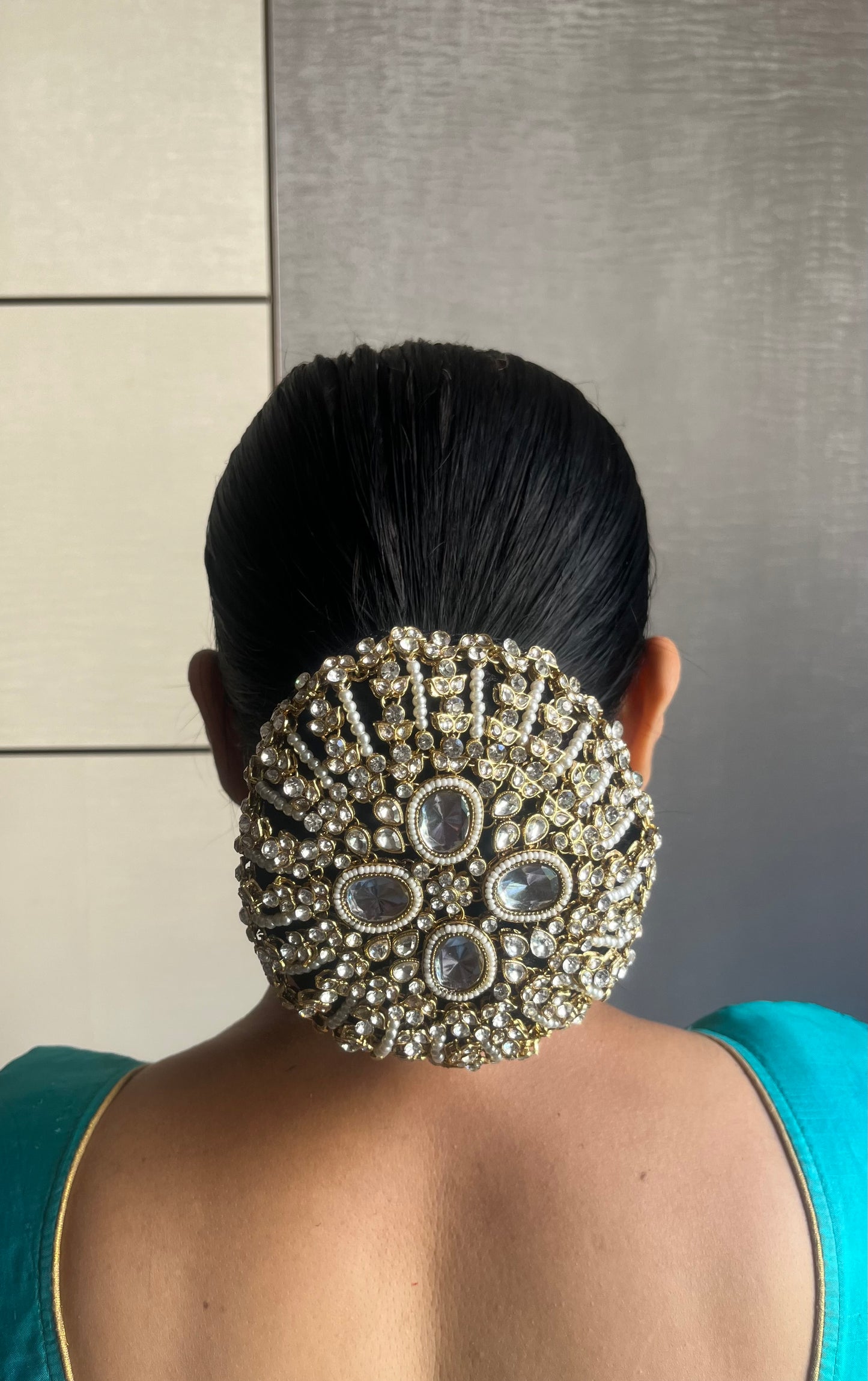 Rajwada Bun (ultimate glam)
