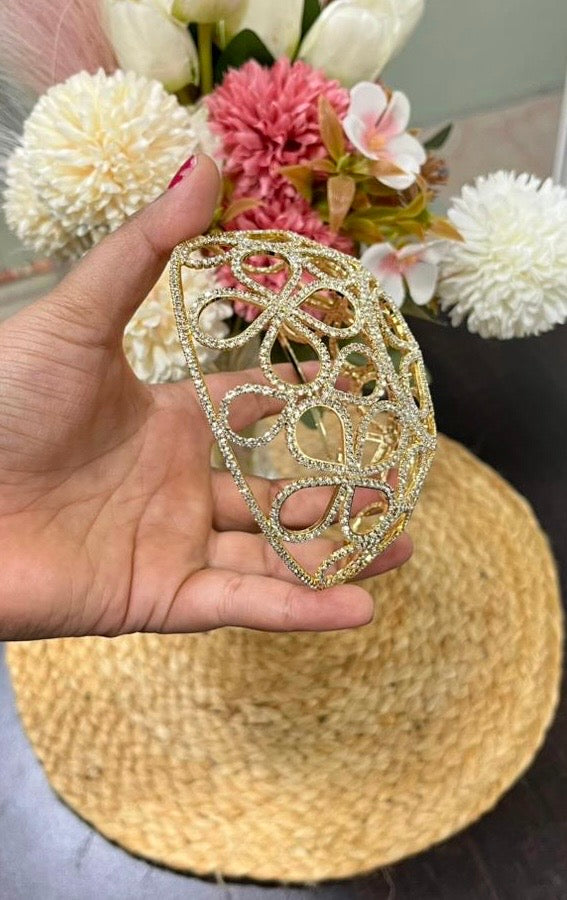 Large Gold Party Bun (metal)