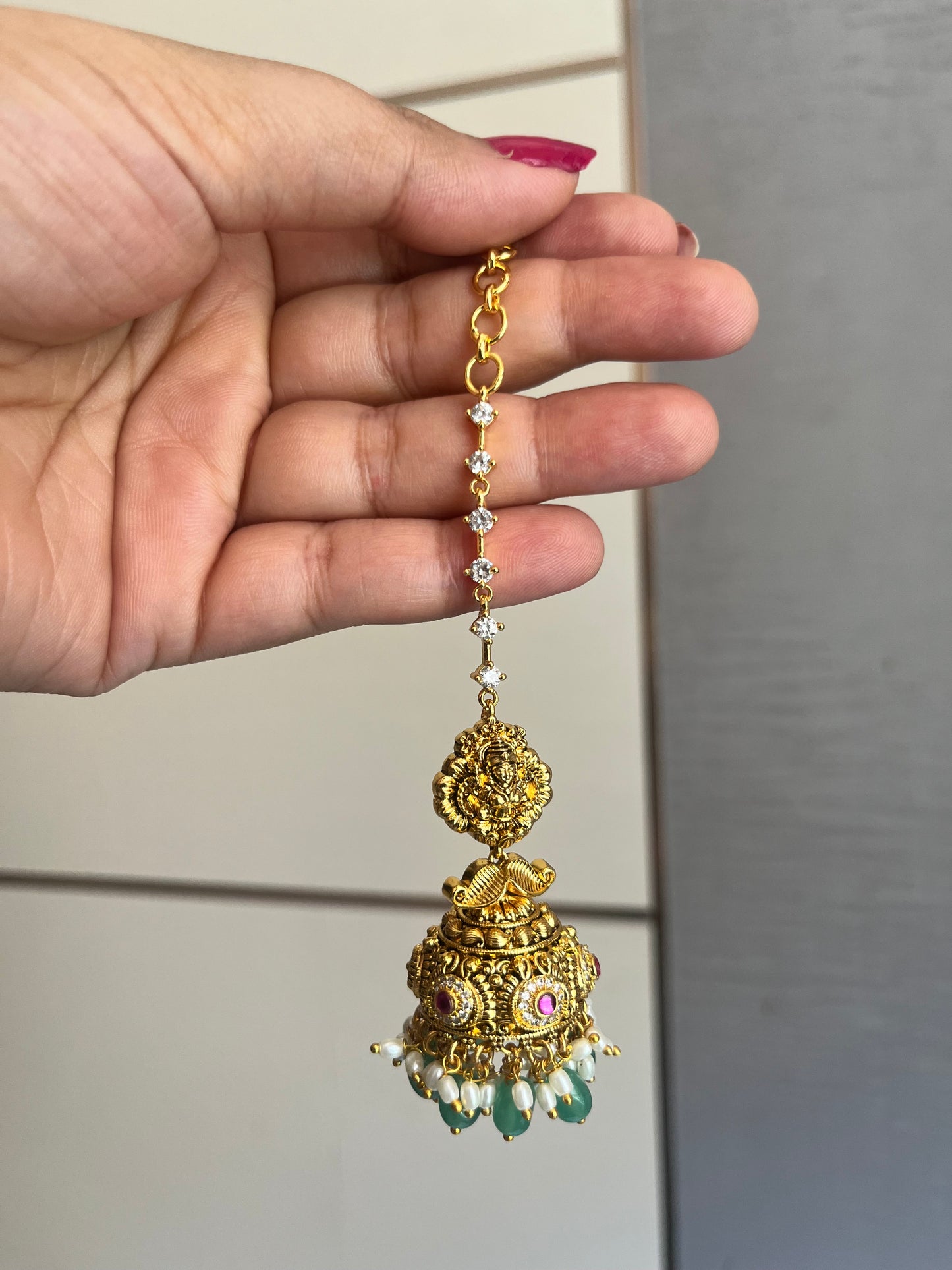 Long Temple Earring