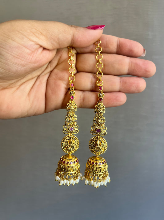 Long Temple Earring