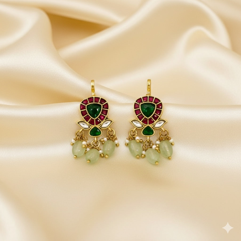 Pink and Green Bugadi