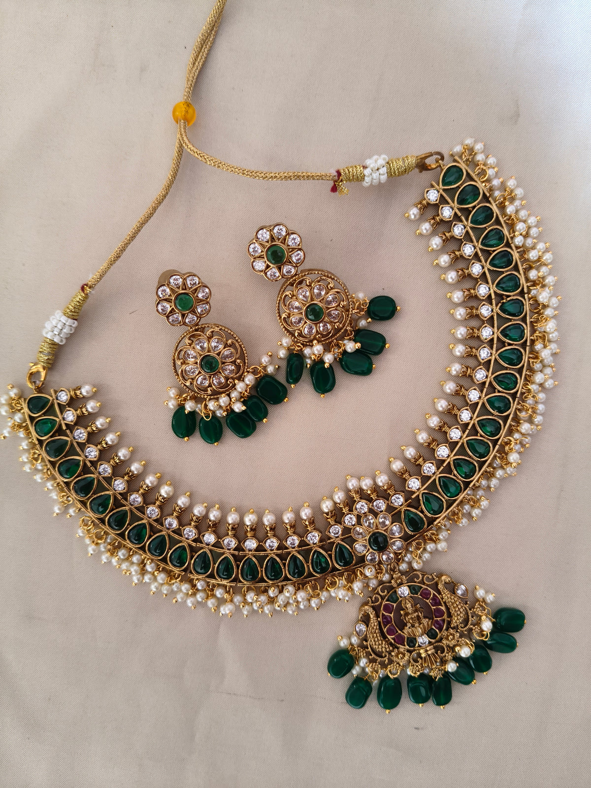 Lashkara Temple Green Necklace
