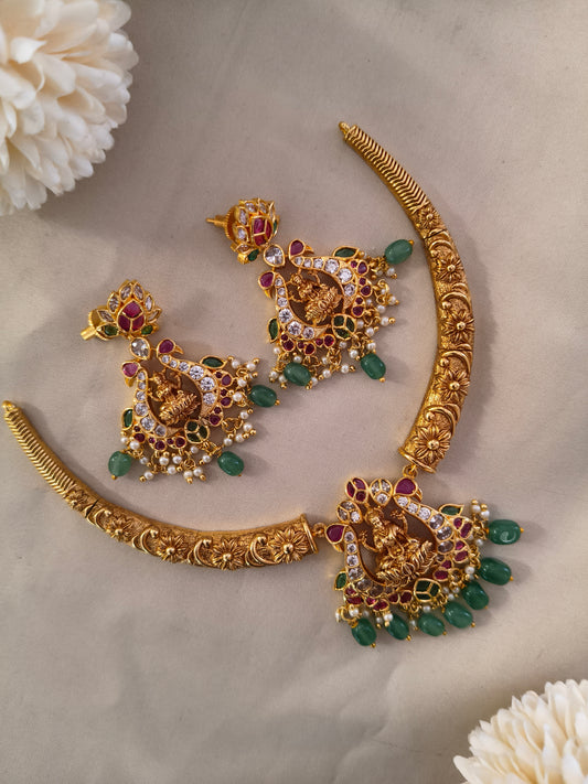 Temple Hasli Green Necklace