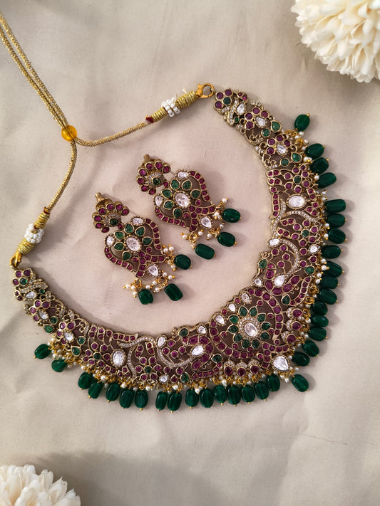 Jadau Semi Choker