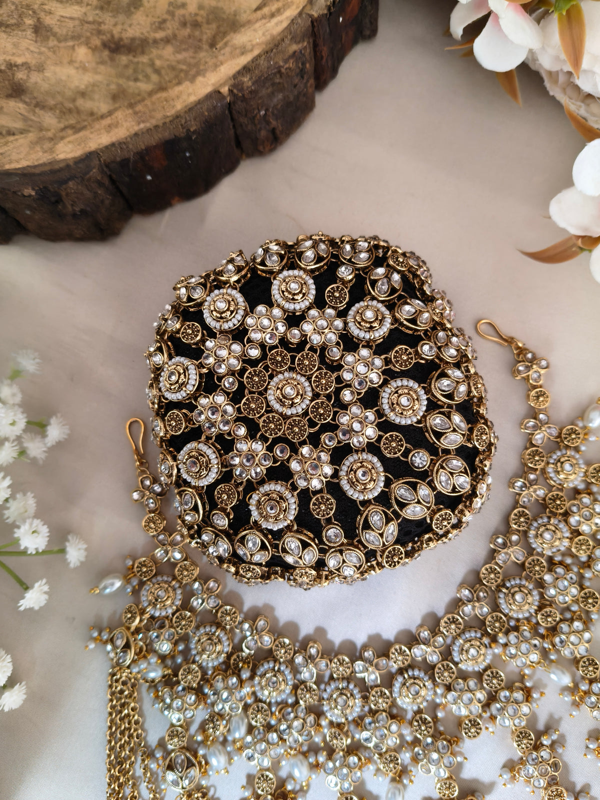 Bridal Glam Bun & Kalire