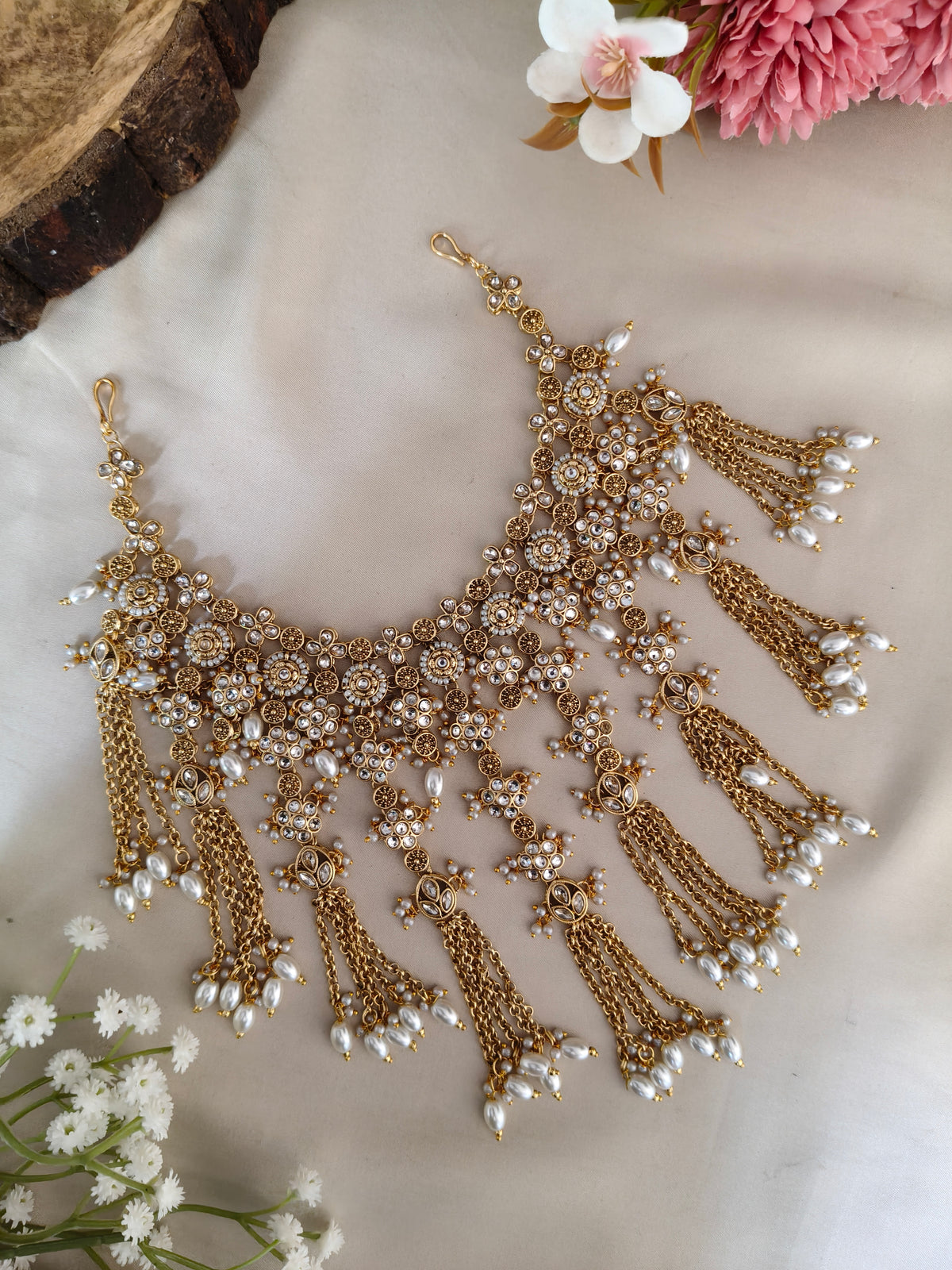 Bridal Glam Bun & Kalire