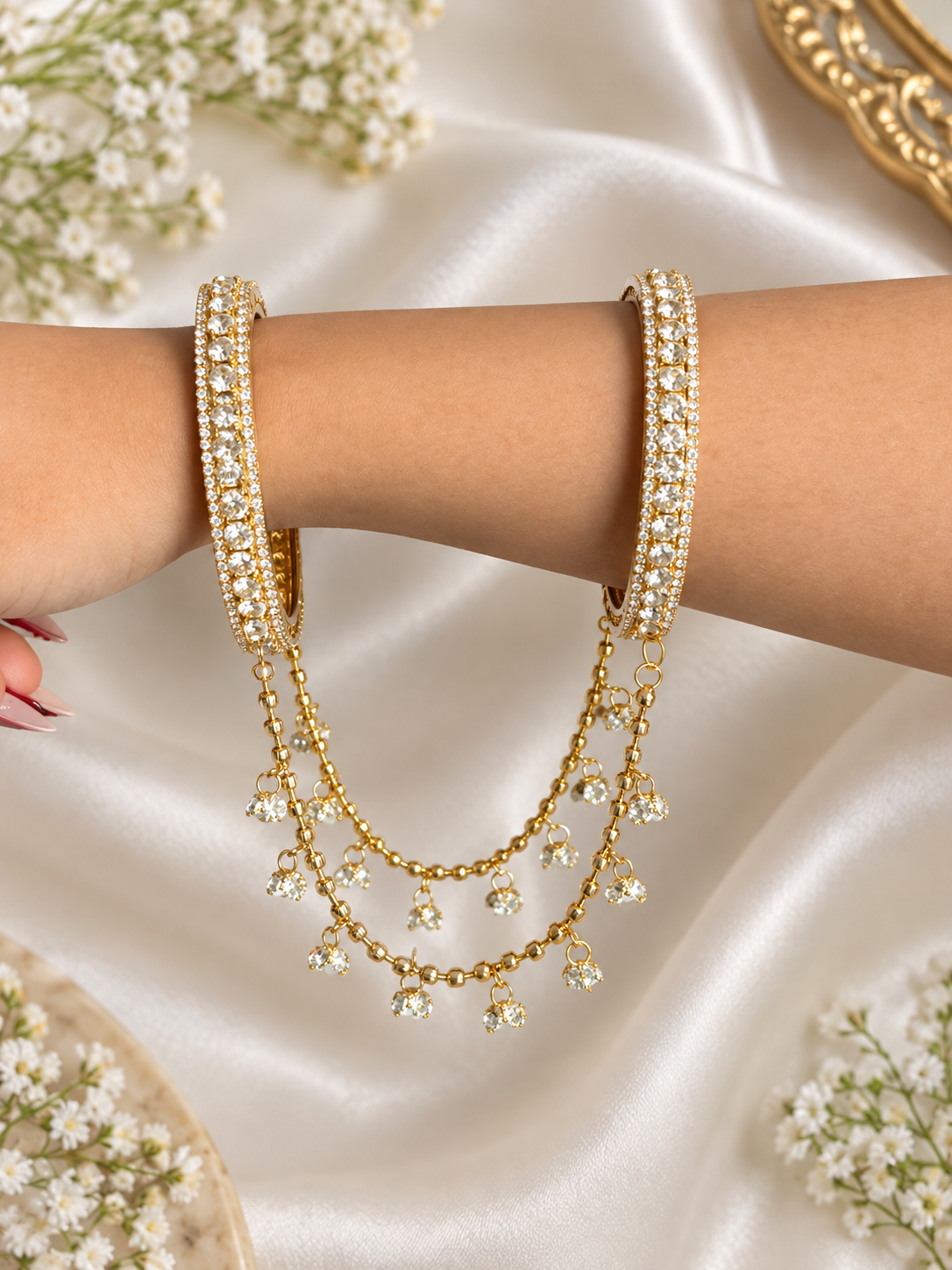 Panjabi Latkan Bangles ( Two Hands)