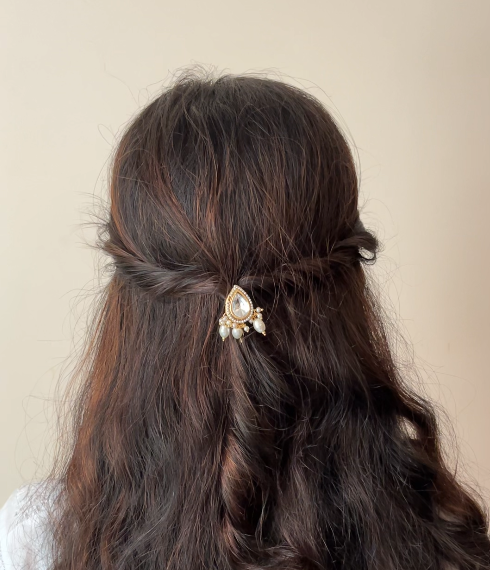 Kundan Hairpin