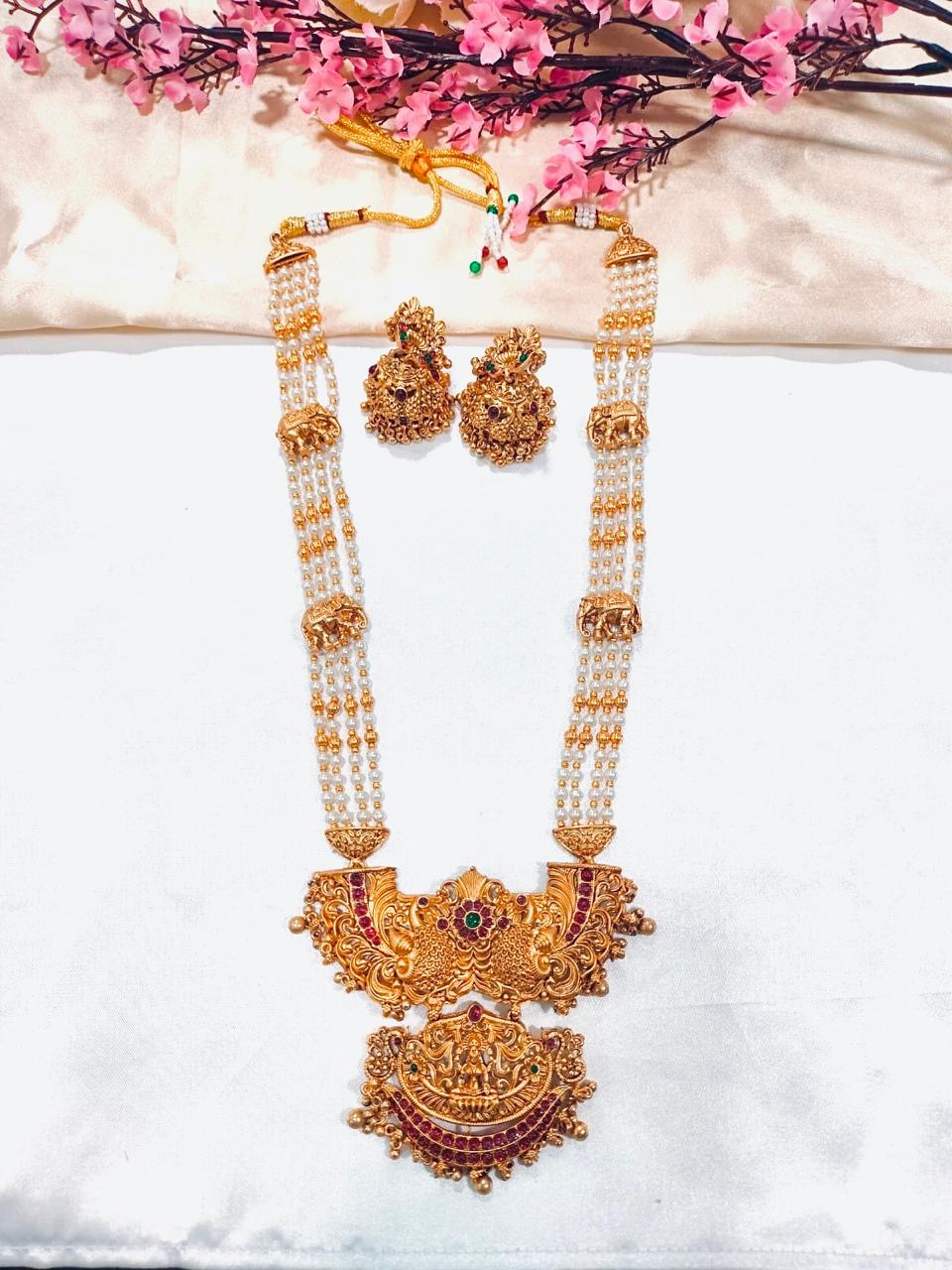 Lakshmi Large Haram White