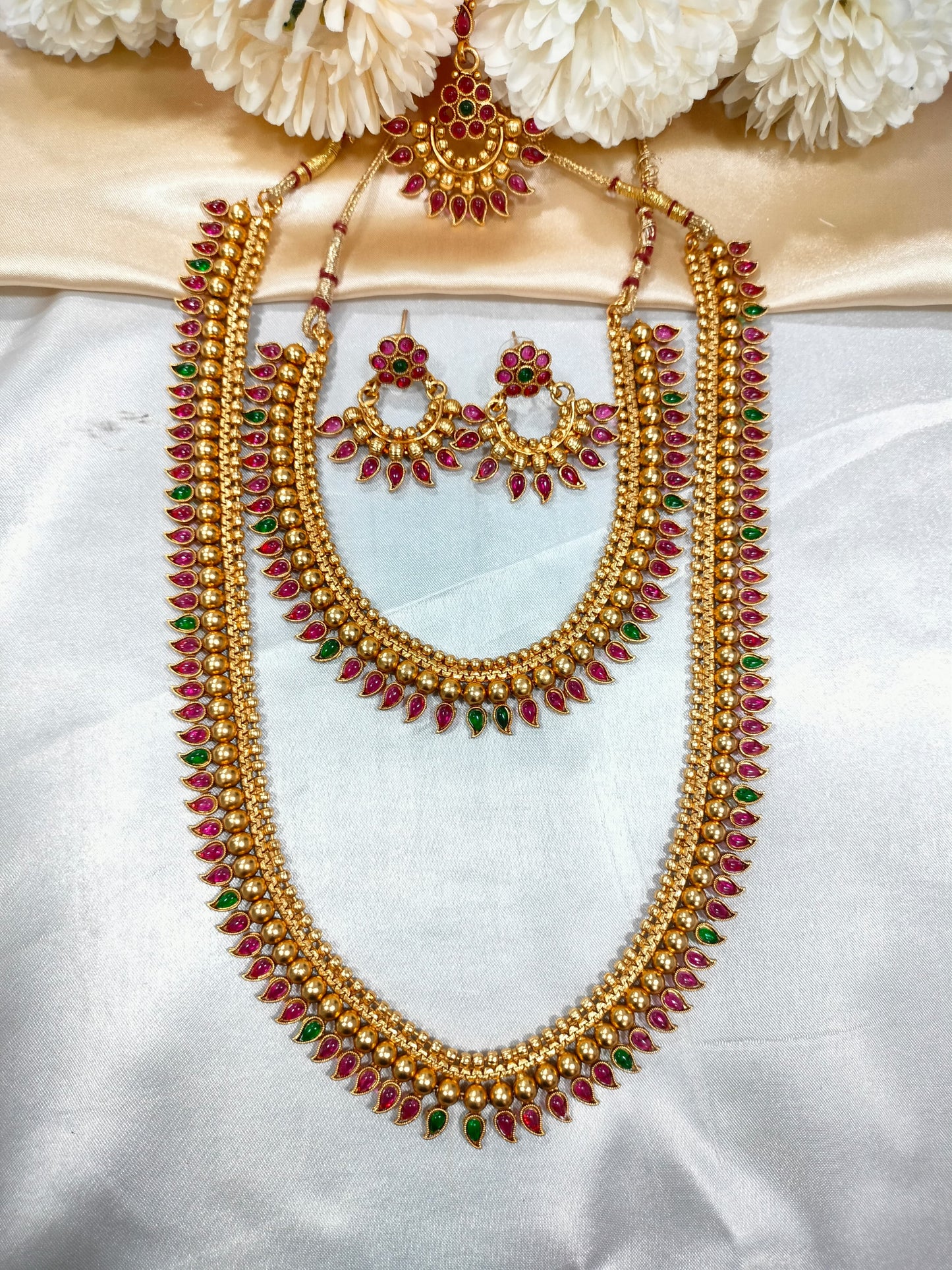 Double Kemp Necklace & Chutti