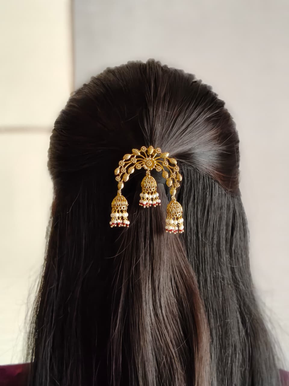 Traditional gold jada billa