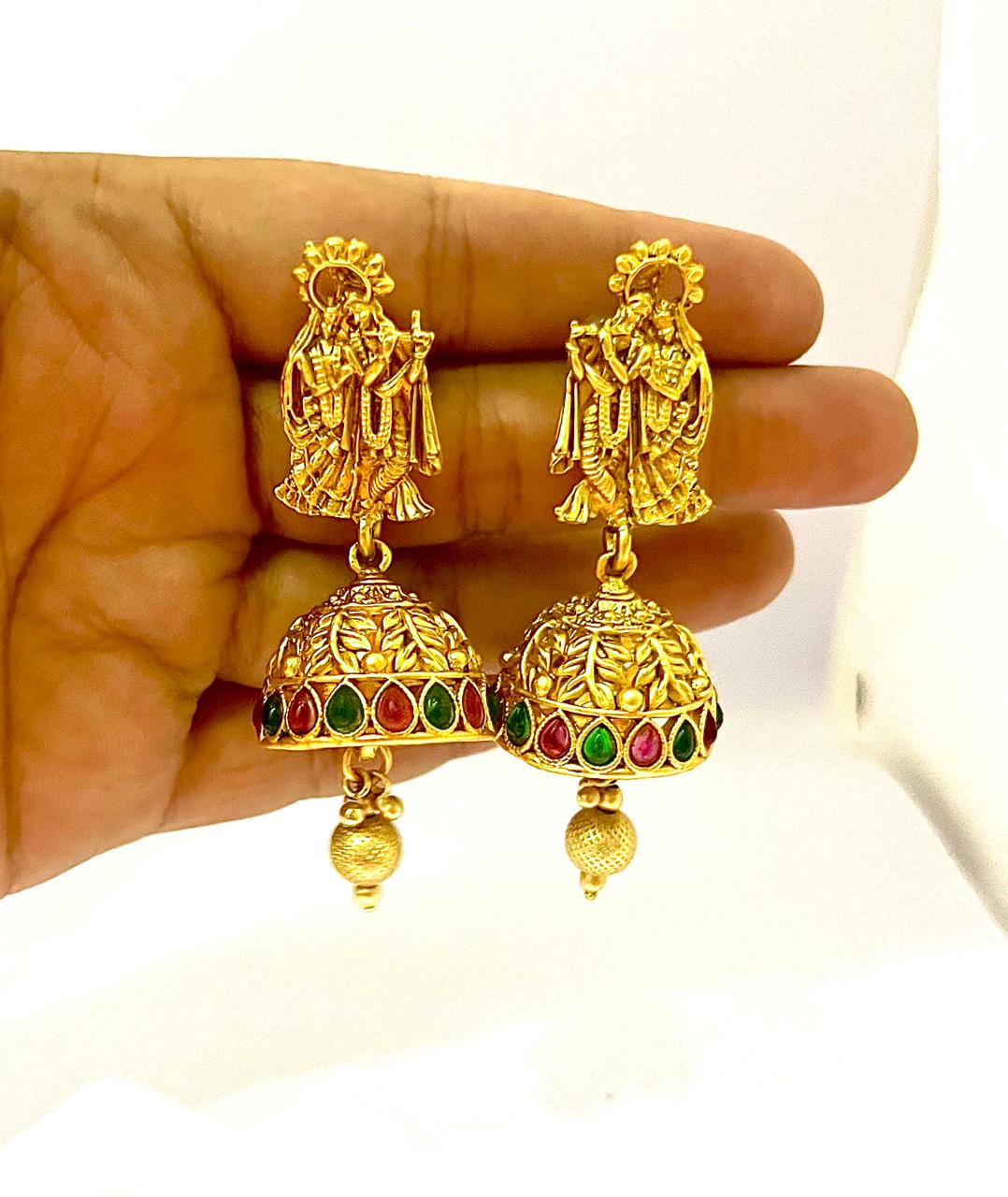 Radha Krishna Earring
