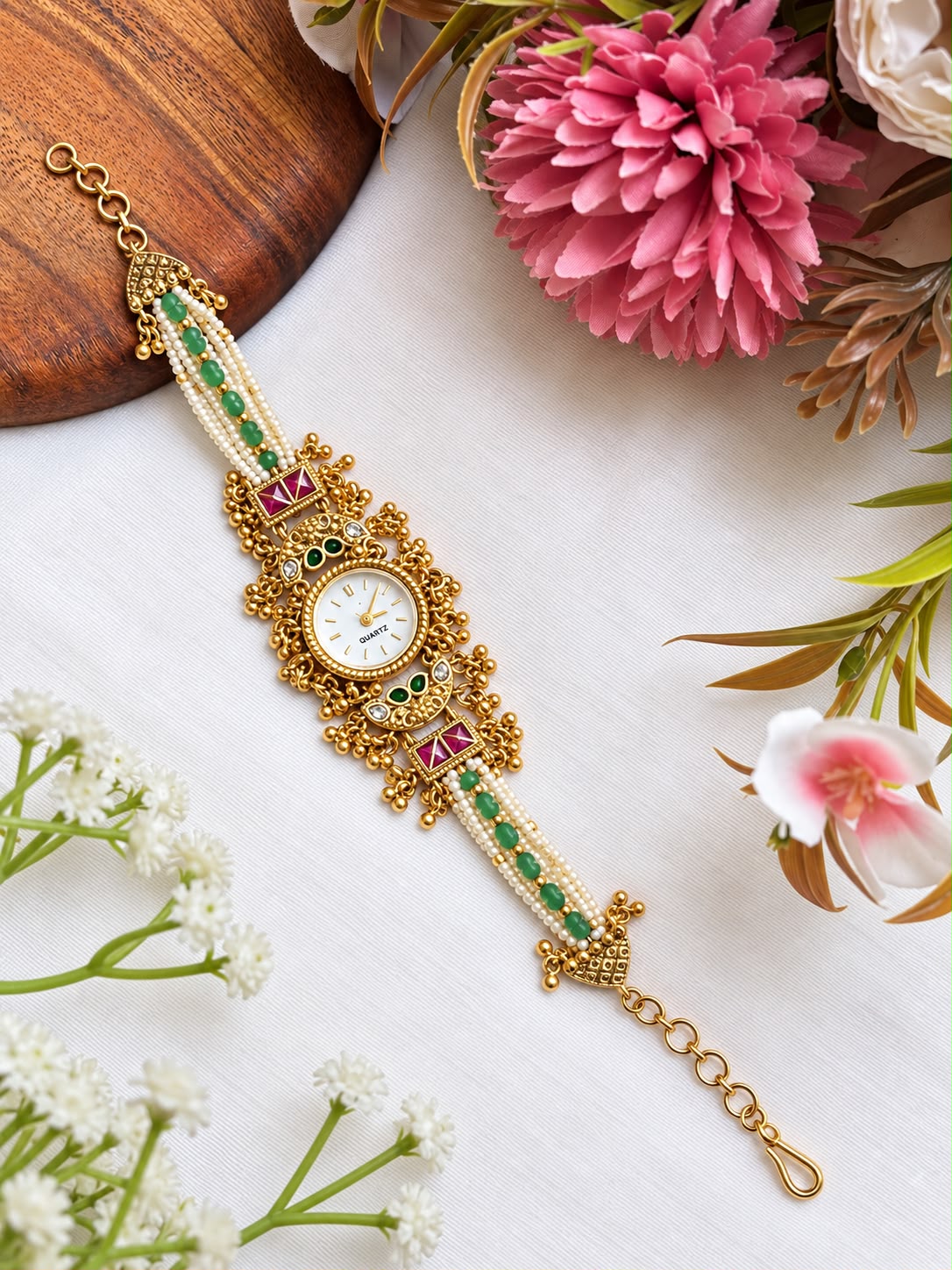 Saaj Heritage Watch (White)