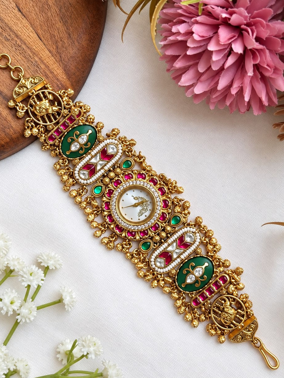 Mayra Watch pink and green