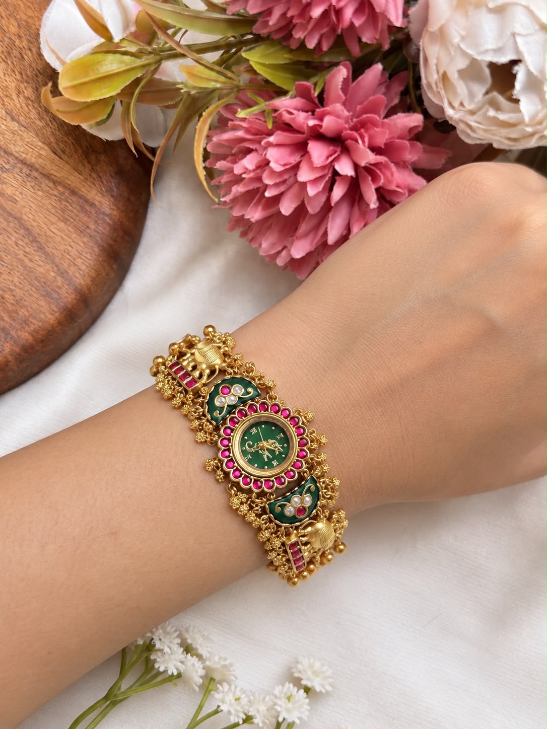 Elephant Full Green Watch