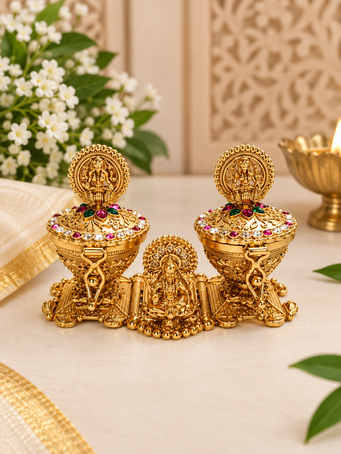 Lakshmi  Grand Kumkum Box 2