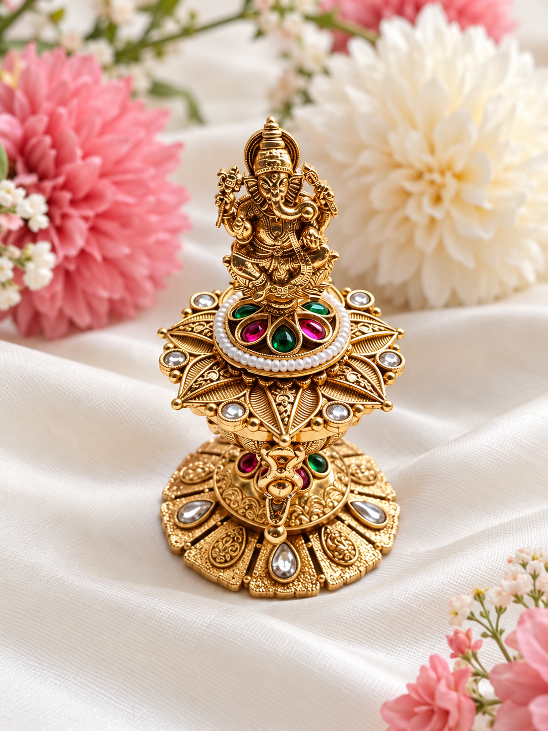Stunning Ganpati Kumkum Box