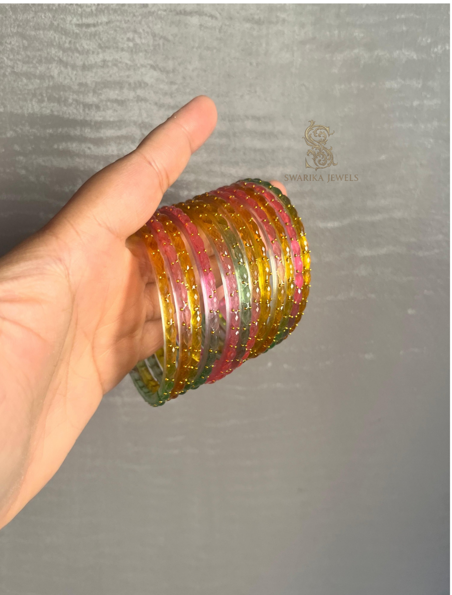 Raindrop Bangles Light (set of 12)