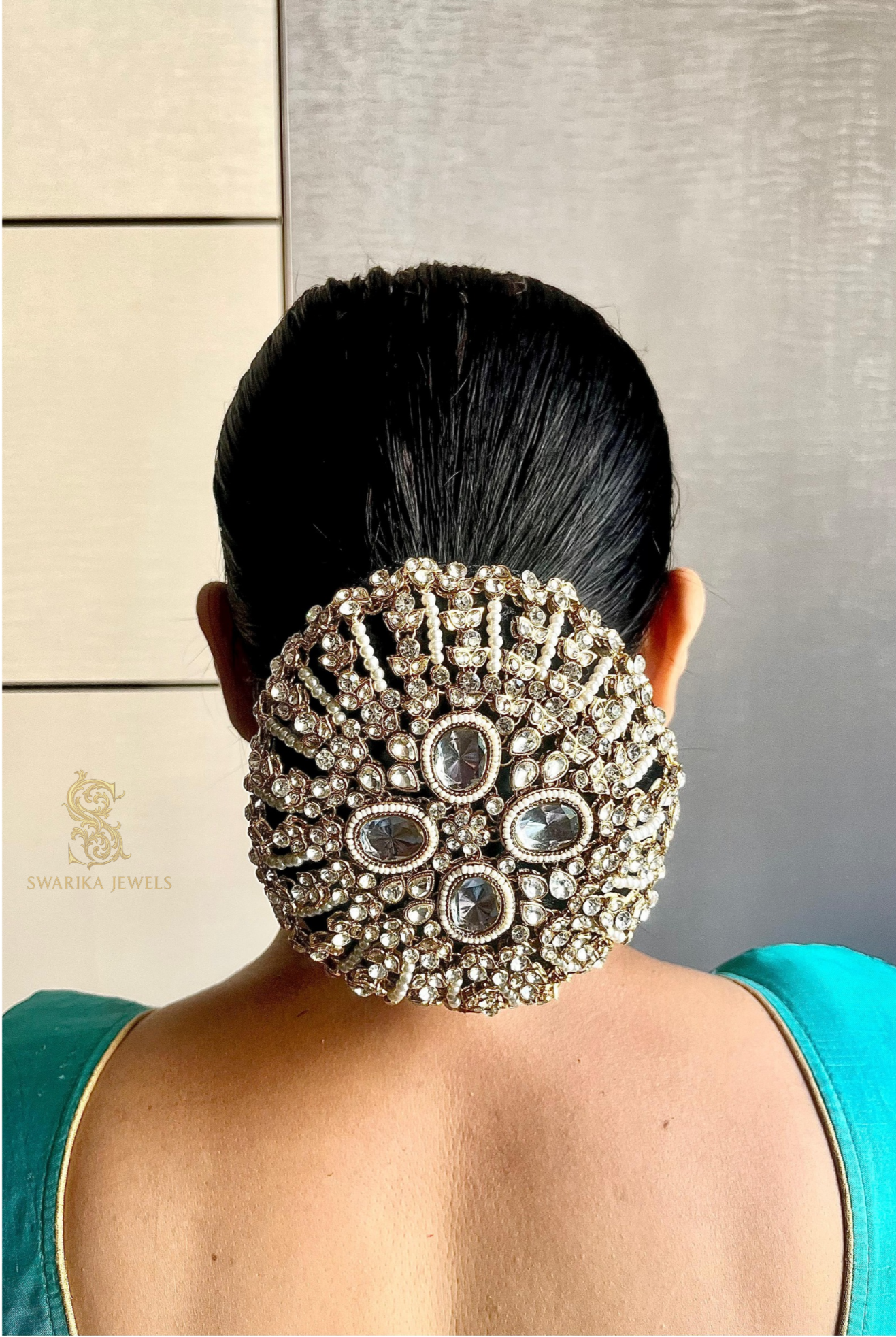 Rajwada Bun (ultimate glam)
