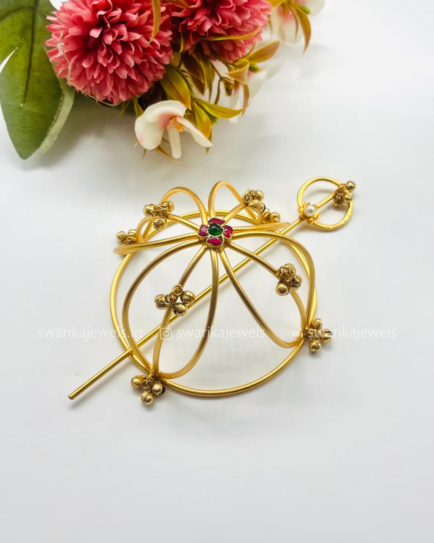 Rajwadi Gold Bun Ghungroo (metal)