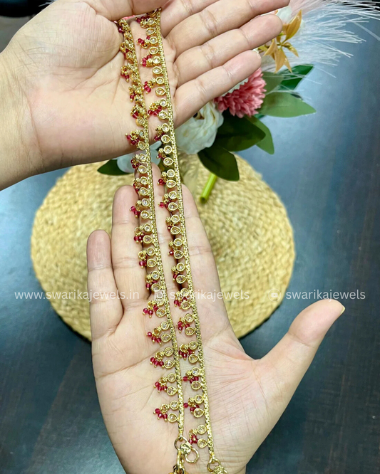 Red Payal Payal – Swarika Jewels